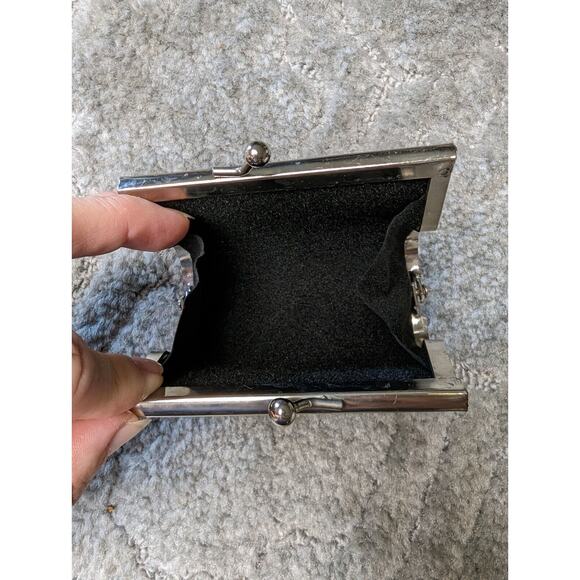 Chevron Kiss Lock Coin Purse multicolor petite purse accessory cute change purse - Picture 4 of 8